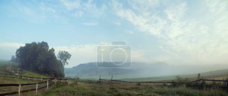 Panormaic picture of rular landscape