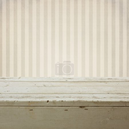 Background with empty wooden table