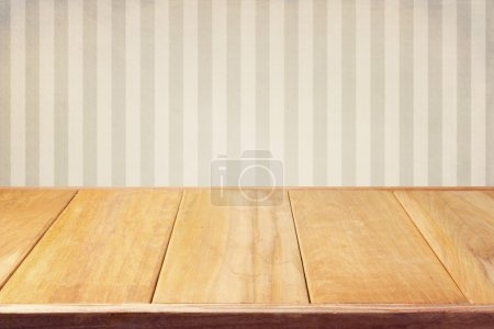 Background with retro striped wallpaper
