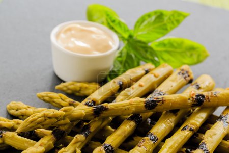  Asparagus - delicacies, gourmet meal - grilled asparagus