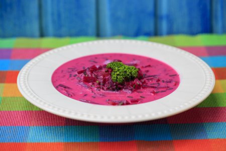  Chilled  soup - traditional seasonal polish  beetroot soup