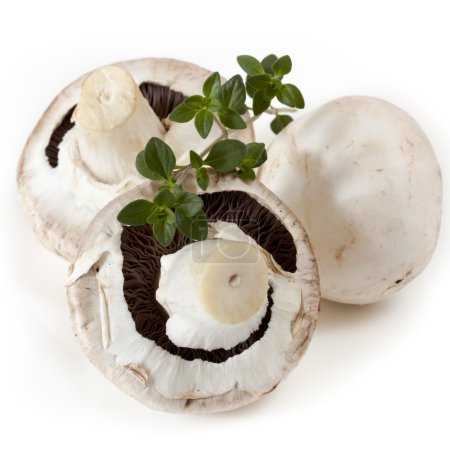 Button Mushrooms with Thyme