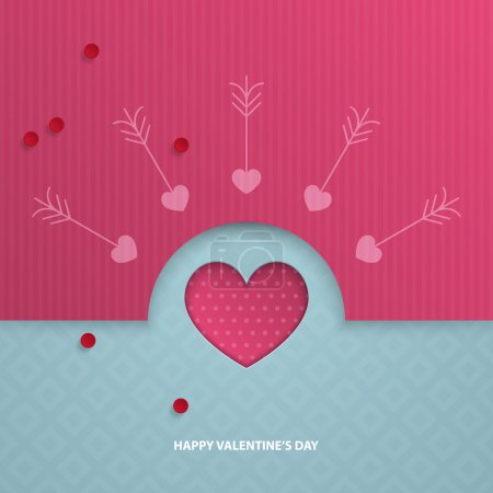 Valentine's day abstract background.
