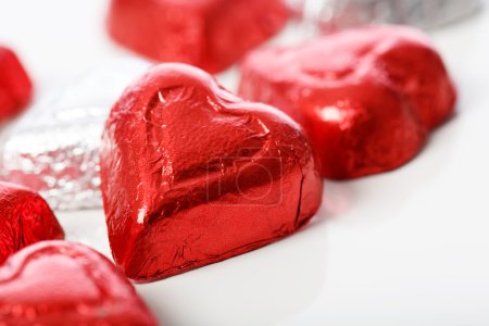 Heart shaped chocolates