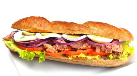 Sandwich close up