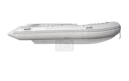 Inflatable boat sideview