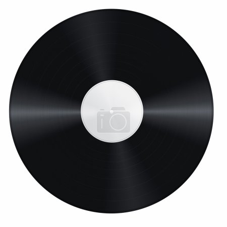 Blank vinyl record