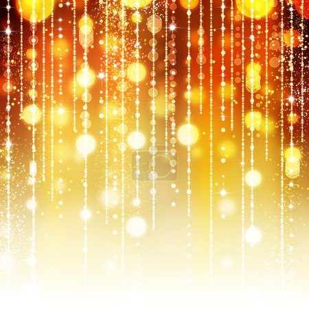 Golden Abstract Holiday background