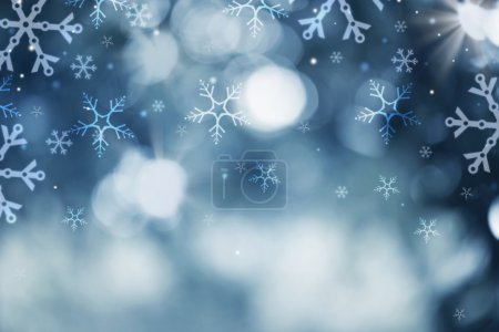 Winter Holiday Snow Background. Christmas Abstract Backdrop