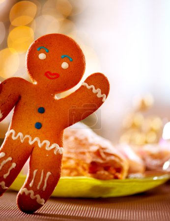 Gingerbread Man. Christmas Holiday Food