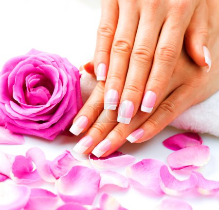 Manicure and Hands Spa.