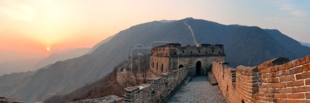 Great Wall sunset panorama