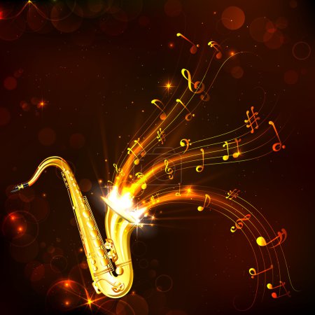 Music Tune from Saxophone