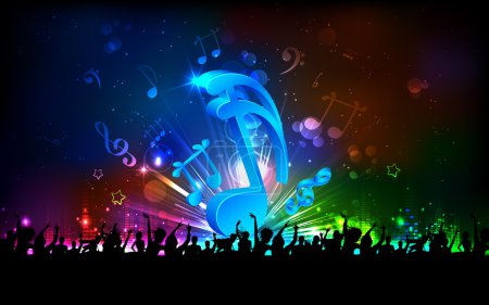 Musical Party Background