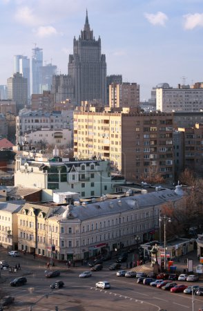 View on Moscow with Foreign Ministry