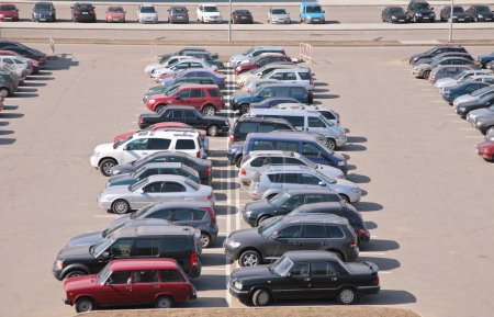 Automobiles on parking