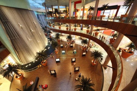 DUBAI - APRIL 18: Interior View of Dubai Mall, one of largest ma