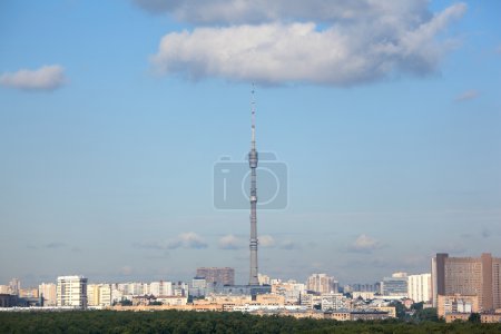 Ostankino tower in moscow