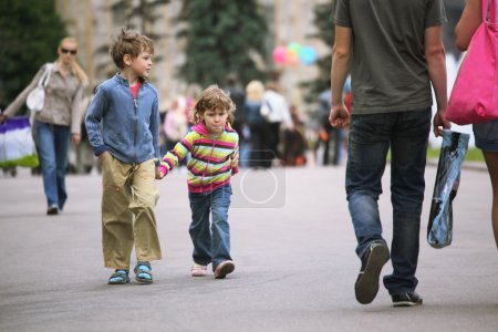Walking kids