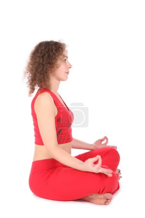 Yoga woman meditating