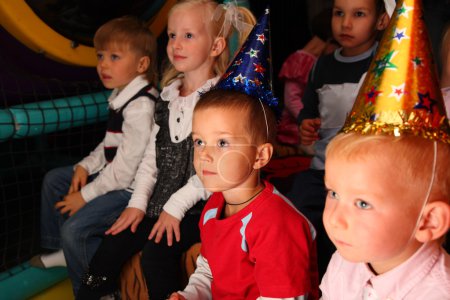 Children on holiday in kindergarten