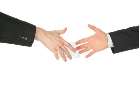 Two business hands