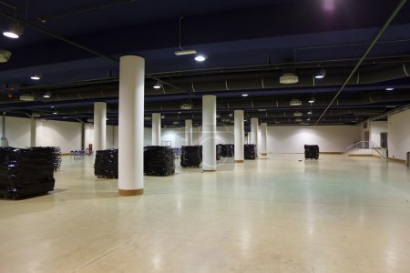 Large, empty warehouse