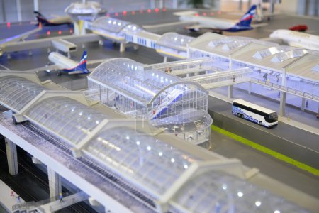 Model of airport