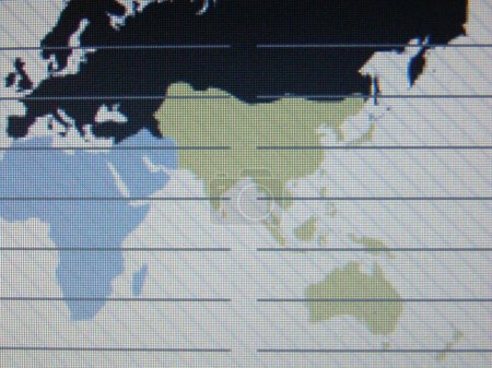 World map macro on tft screen