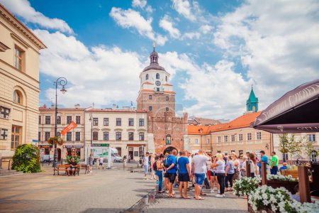 Krakow gate in Lublin, Poland