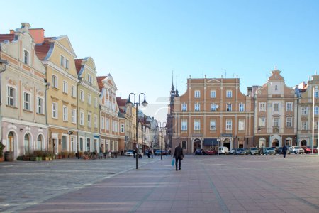 OPOLE, POLAND - April 01, 2019:  Old City in Opole City Center Near the Market Square. Editorial Image 