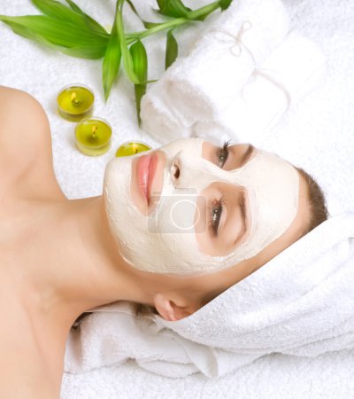 Beauty in Spa. Clay Facial Mask. Dayspa