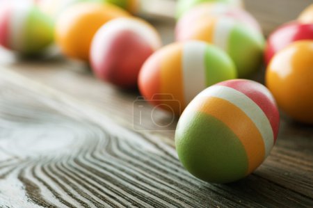 Easter Eggs. Selective Focus