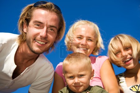 Happy Family Outdoor