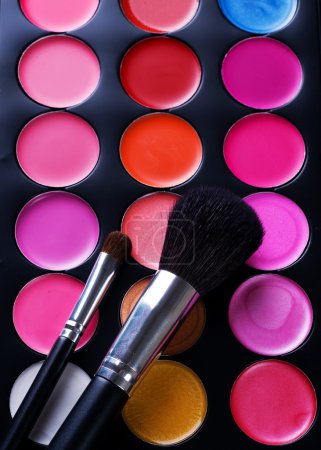 Makeup. Professional multicolor set