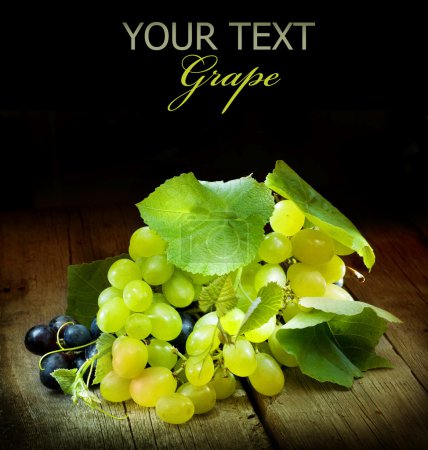 Grapes Isolated On Black
