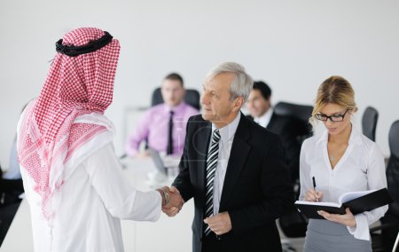 Arabic business man at meeting