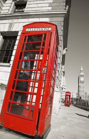Big Ben and Red Telephone Booth