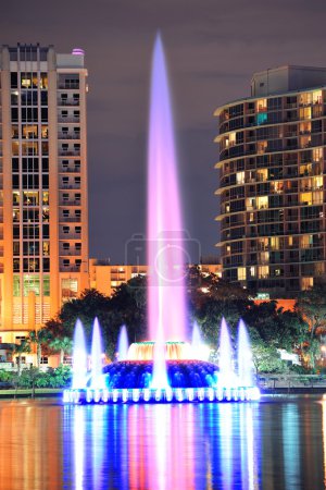 Fountain closeup in Orlando