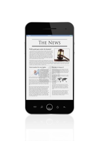 News on the smart phone