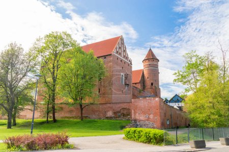 Gothic castle of Warmian Bishops in Olsztyn, Poland.