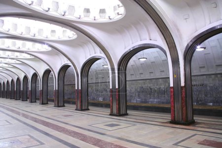 Metro station Mayakovskaya, Moscow