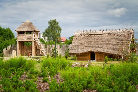 Ancient trading faktory village in Pruszcz Gdanski