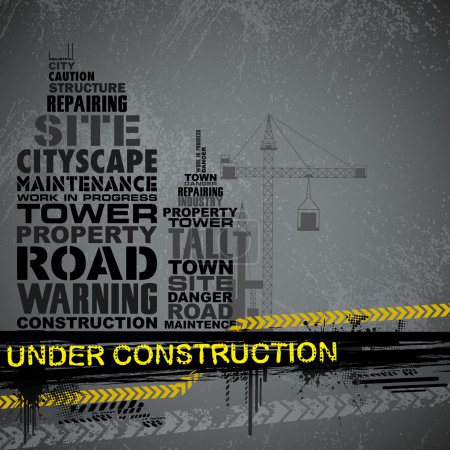 Under Construction Typography