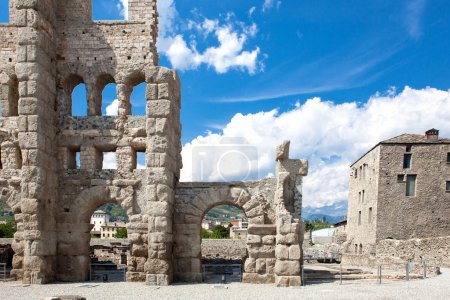 Ancient Theater in Aosta - Italy