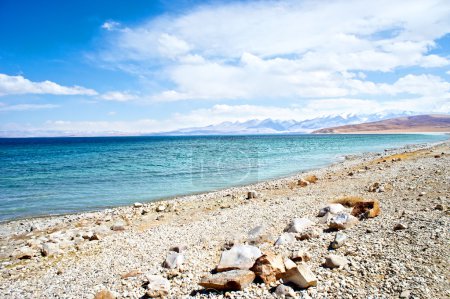 The lake Manasarovar, Tibet, Kailas