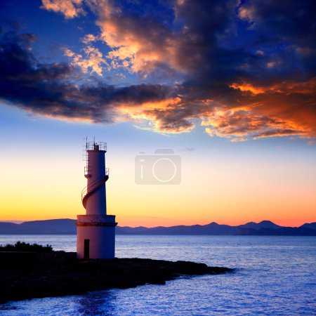 Sunset from La Savina lighthouse in Formentera