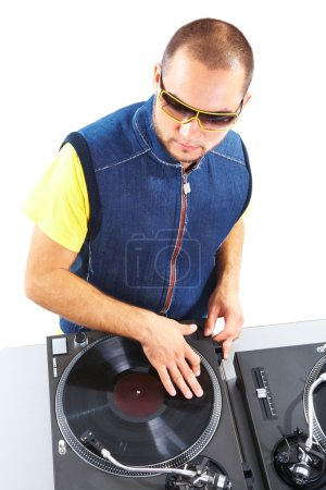 Vinyl disc player