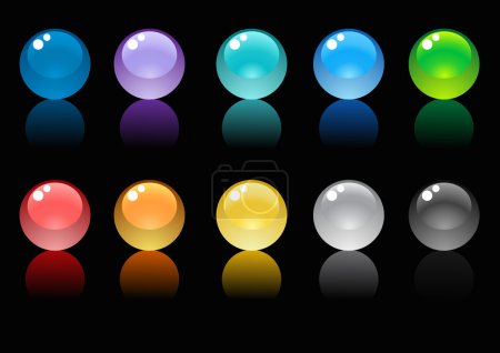 Glossy spheres