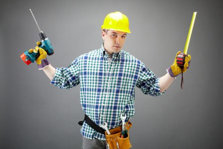 Man with tools
